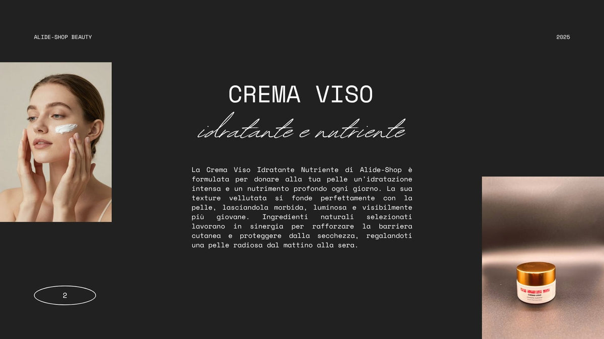 Crema Viso Idratante Nutriente alla Rosa Damascena