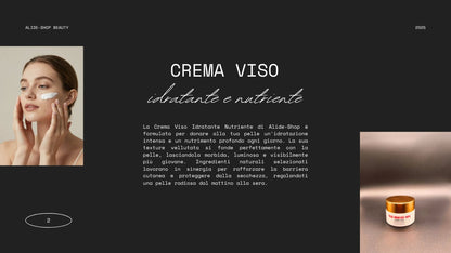 Crema Viso Idratante Nutriente alla Rosa Damascena